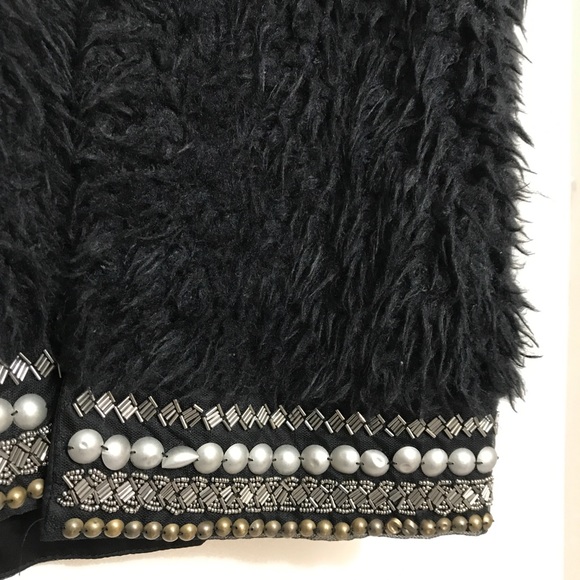 Jessica Simpson Black Furry Puff Women's Jacket - Picture 8 of 15